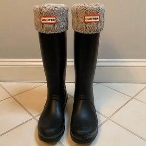 Hunter Women's Original Tall Rain Boots: Black